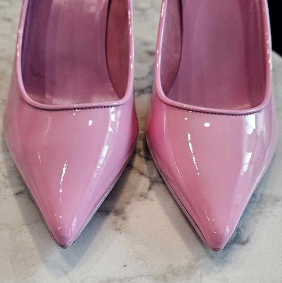 Christian Louboutin Patent Leather Sporty Kate 85mm In Pinkador - Picture 7 of 12